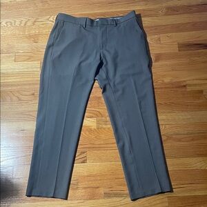 Haggar Men's Classic Gray/Black  Dress Pants.
Both pairs black and gray.